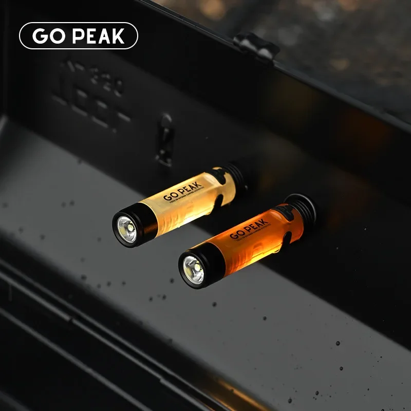 GOPEAK 포켓 미니 손전등 야외 키 클립 캡 주변 Led 긴 내구성 재해 구호 비상 5050 작은 빛 썸네일 2