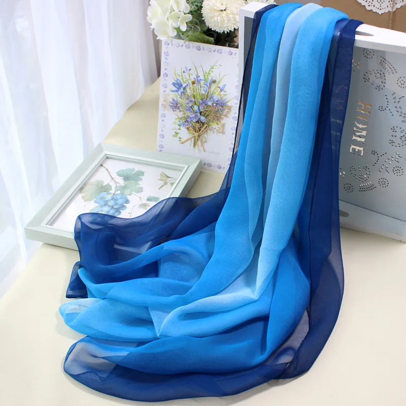 

New Spring Large Female Summer Silk Thin Hijab Wraps Women Elegant Floral Scarf Shawl Pashmina Beach Stoles Bufanda Foulard