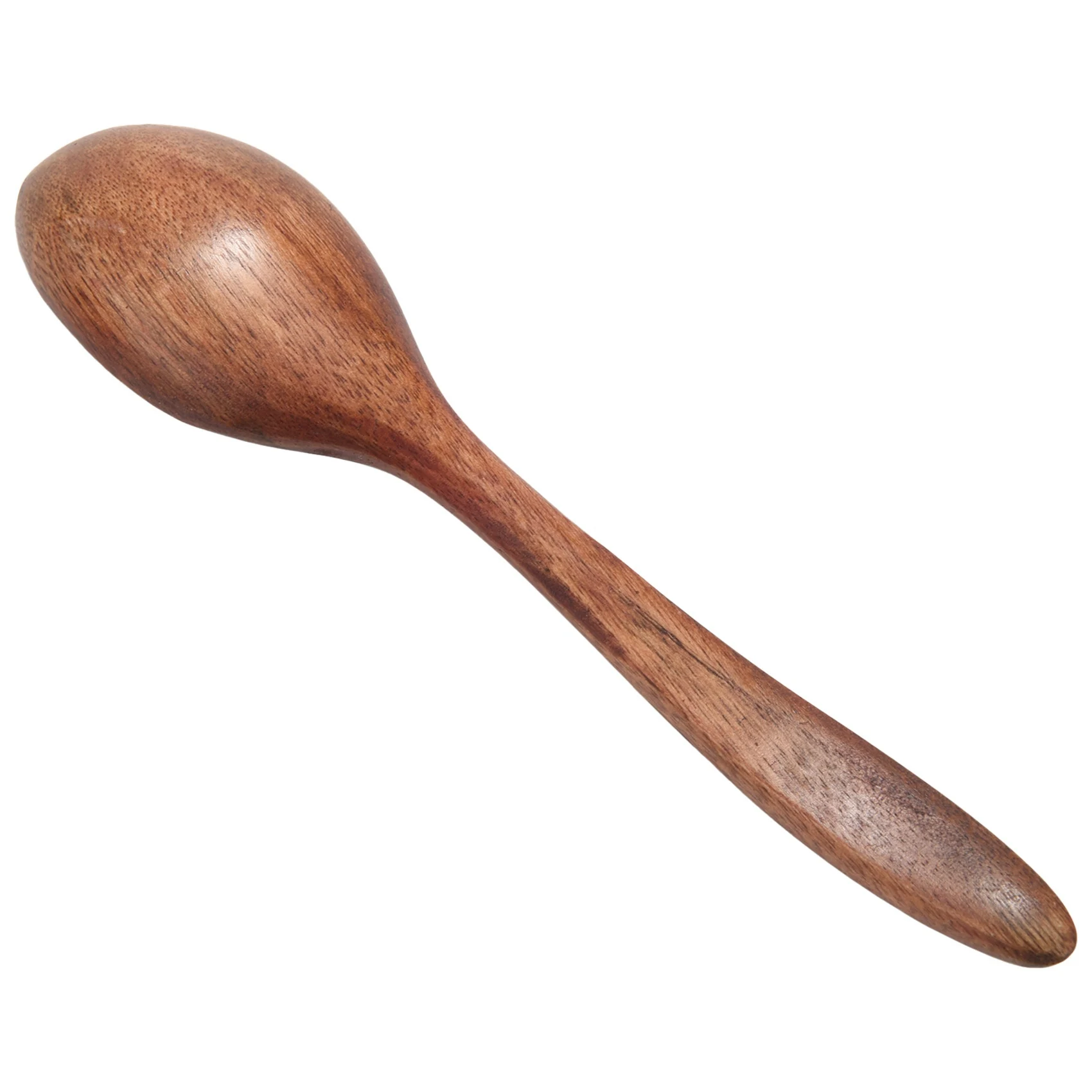 

T84C-8 Pieces Wooden Handmade Bowl And Spoon For For Rice Miso Serving Home Kitchen Tableware