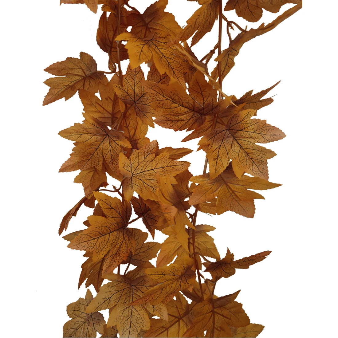 175cm Artificial Silk Maple Leaves Vine Garland Artificial Maple Hanging Colorful Autumn Leaves Rattan Home Garden Decoration