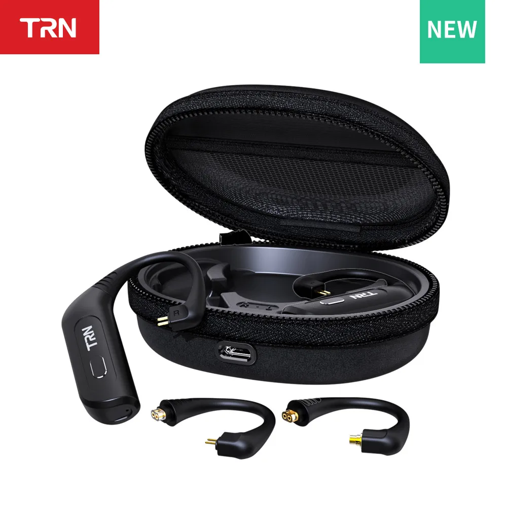 

NEW TRN BT30 TWS HIFI Wireless Bluetooth-Compatible Upgrade Cable Module Earhook 5.2 Bluetooth Headset Wireless Headphones