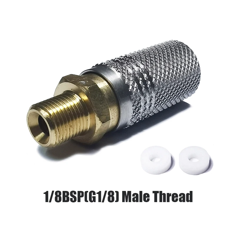 Verlängertes Hochdruck-Luftfüllventil, 8mm Schnellkupplungsadapter 1/8BSPP(G1/8) 8mm Außengewinde – Detail 5