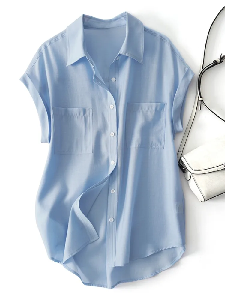 

Корейский дизайн, свободный ор Све irt, женский летний высококачественный воротник с V-образным вырезом, маленький Flng Sve Top Faion Sensation