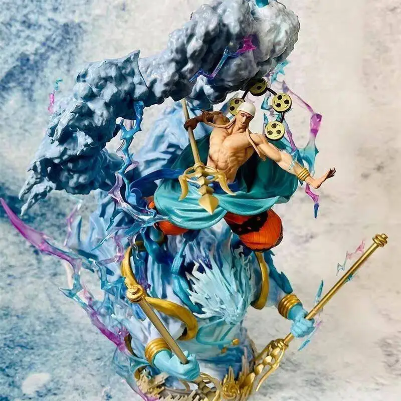 Premium Version LS 37CM Enel God of Thunder One Piece Anime Figure Statue Model Collectible Gift - view 3