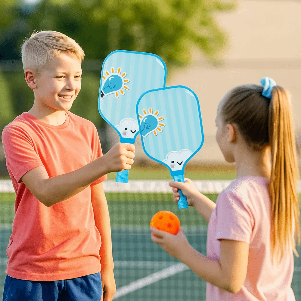 cartoon-children's-pickleball-set-lightweight-portable-'s-pickleball-set-with-carry-bag-durable-pickleball-game-set