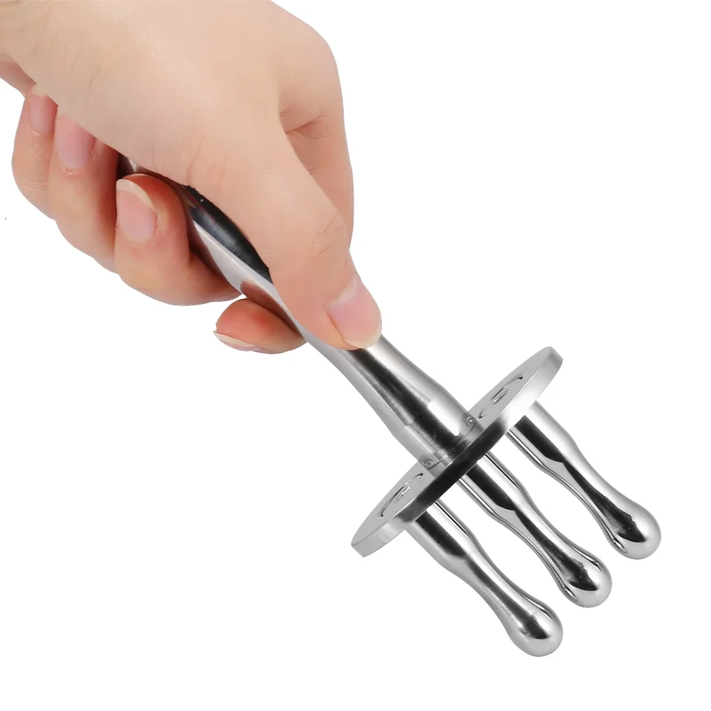 304 Stainless Steel Meridian Point Magnetic Massage Stick 3 Forks Magnetotherapy Acid Discharge Pen Magnetic Stick Health Beauty