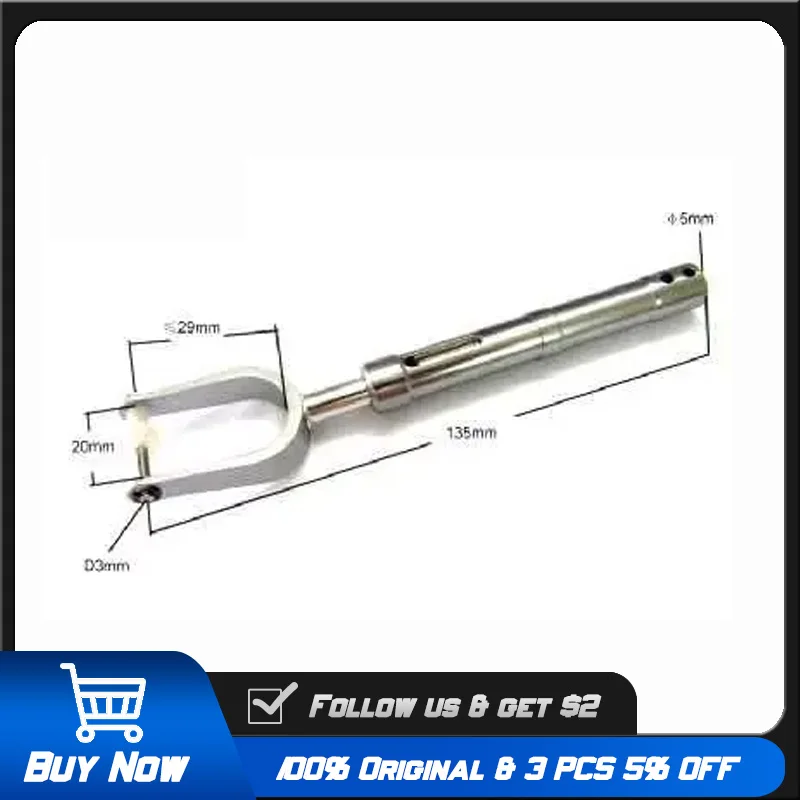 

135mm Metal Shock Absorber for RC Airplane Landing Gear with Vibration Damping