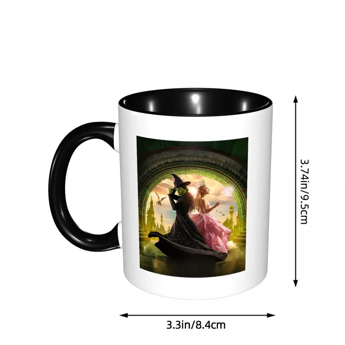 Wicked Musical Mug Funny Ceramic Coffee Cups Tea Mugs Milk Cup Drinkware Gifts for Woman Man