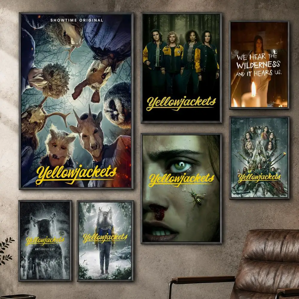 TV Yellowjackets Survival Mystery Poster  PP Self Adhesive Home Garage Dorm Bar Wall Decor Aesthetic Retro Gift