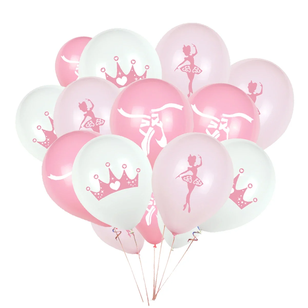 Ballet Party Decorations Balloons 18pcs Dancing Ballerina Balloons for Girl Birthday Baby Shower Wedding Party Decorations