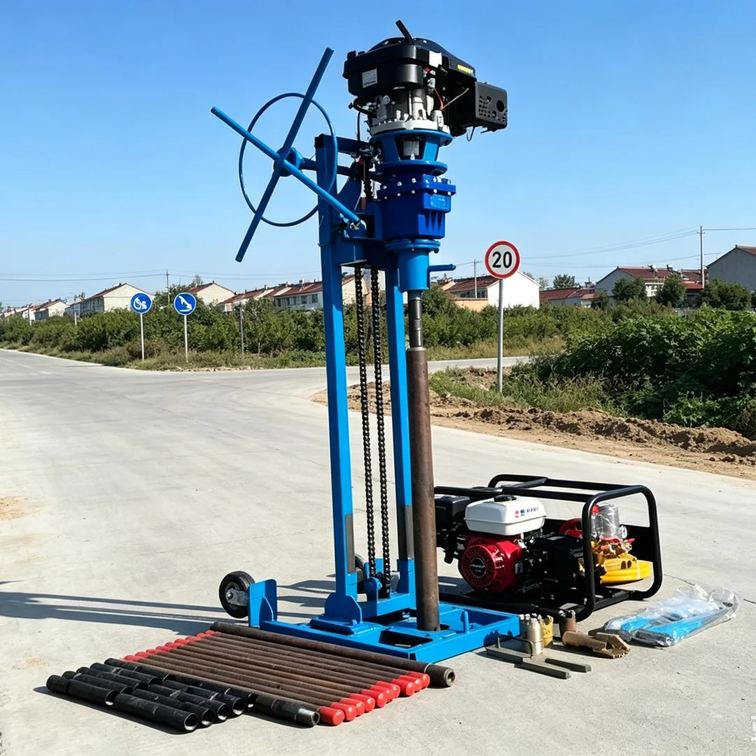 Customized Supported‑frame Exploration Drilling Rig, Shallow Core‑sampling & Domestic Water Well Drilling Rig