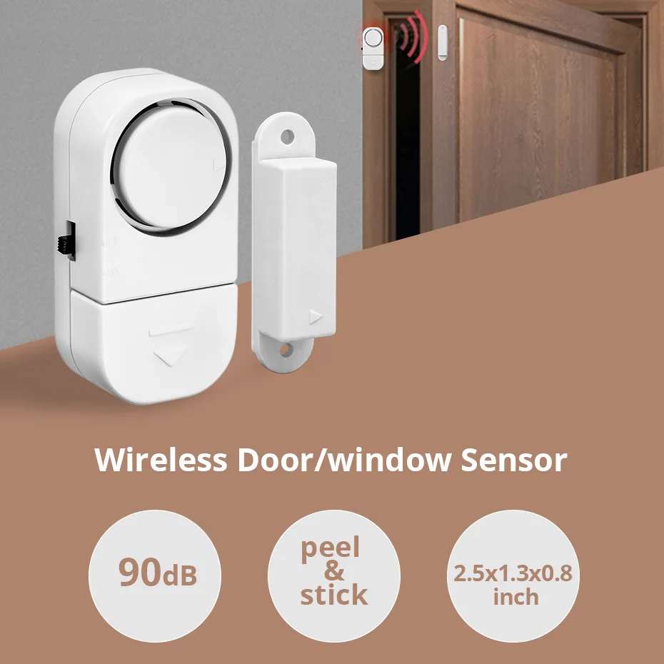 KERUI Wireless Door Window Magnetic Contact Sensor 90db Loud Opening Alarm Independent Working Anti-theft Security Detector