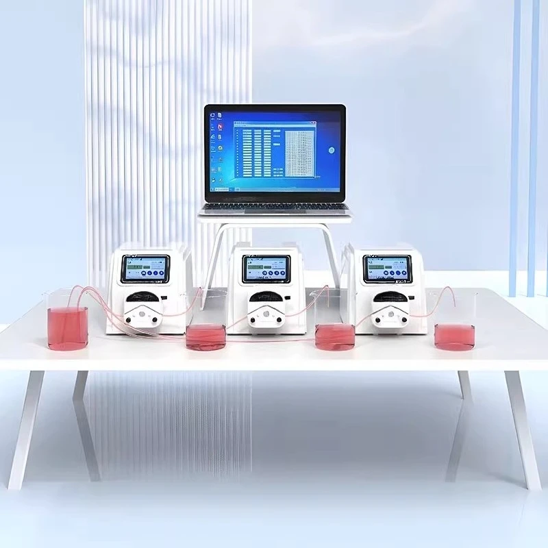 Laboratory distribution peristaltic pump metering 2.2L/min high-precision filling machine