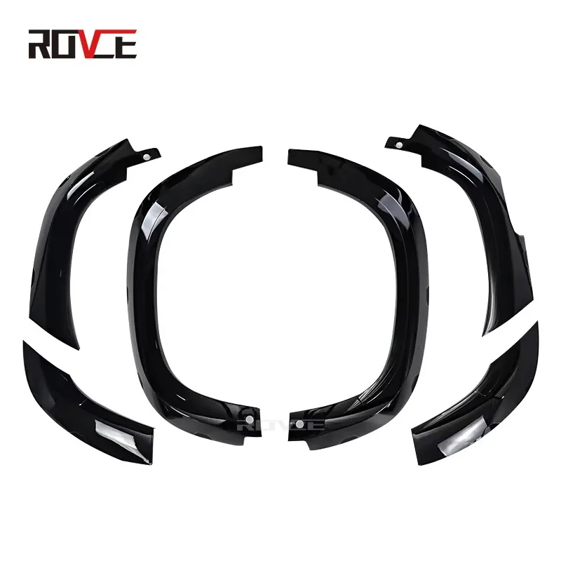 Arches Fenders Gloss Black Wheel Arches Wheel Eyebrow for Land Rover Defender 90 110 130 2020-2024 view 3