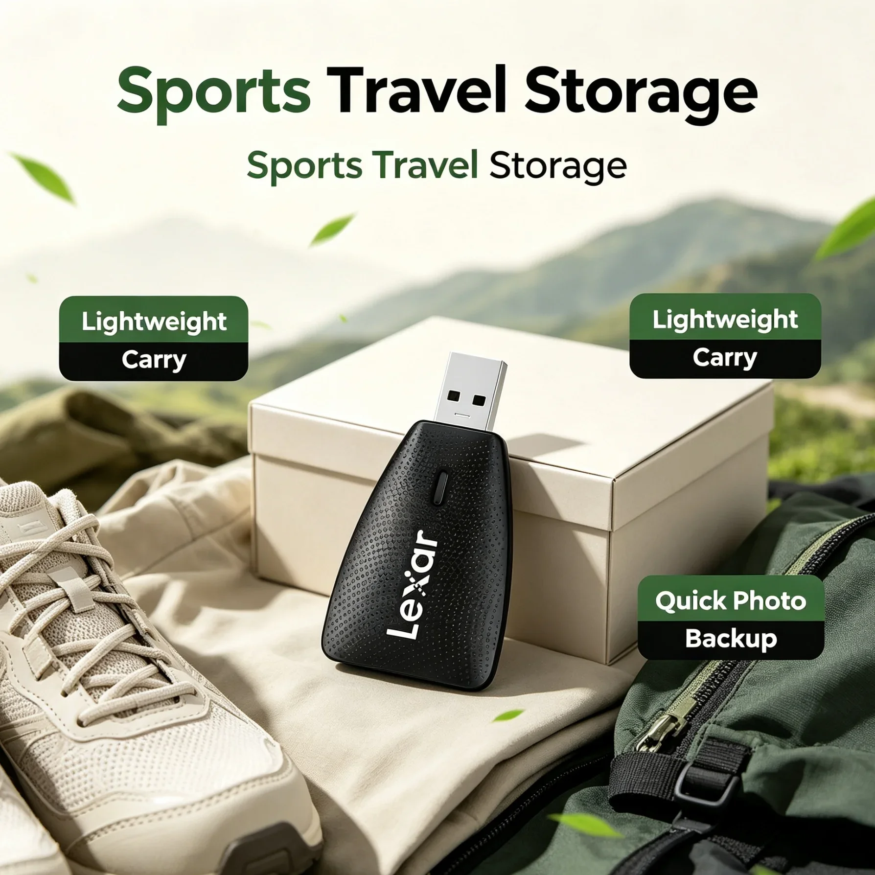 High Speed TF Card Reader USB 3.1 Lexar for Interview Recorder Meeting Notes Audio Transfer Micro SD Memory Card Adapter Laptop
