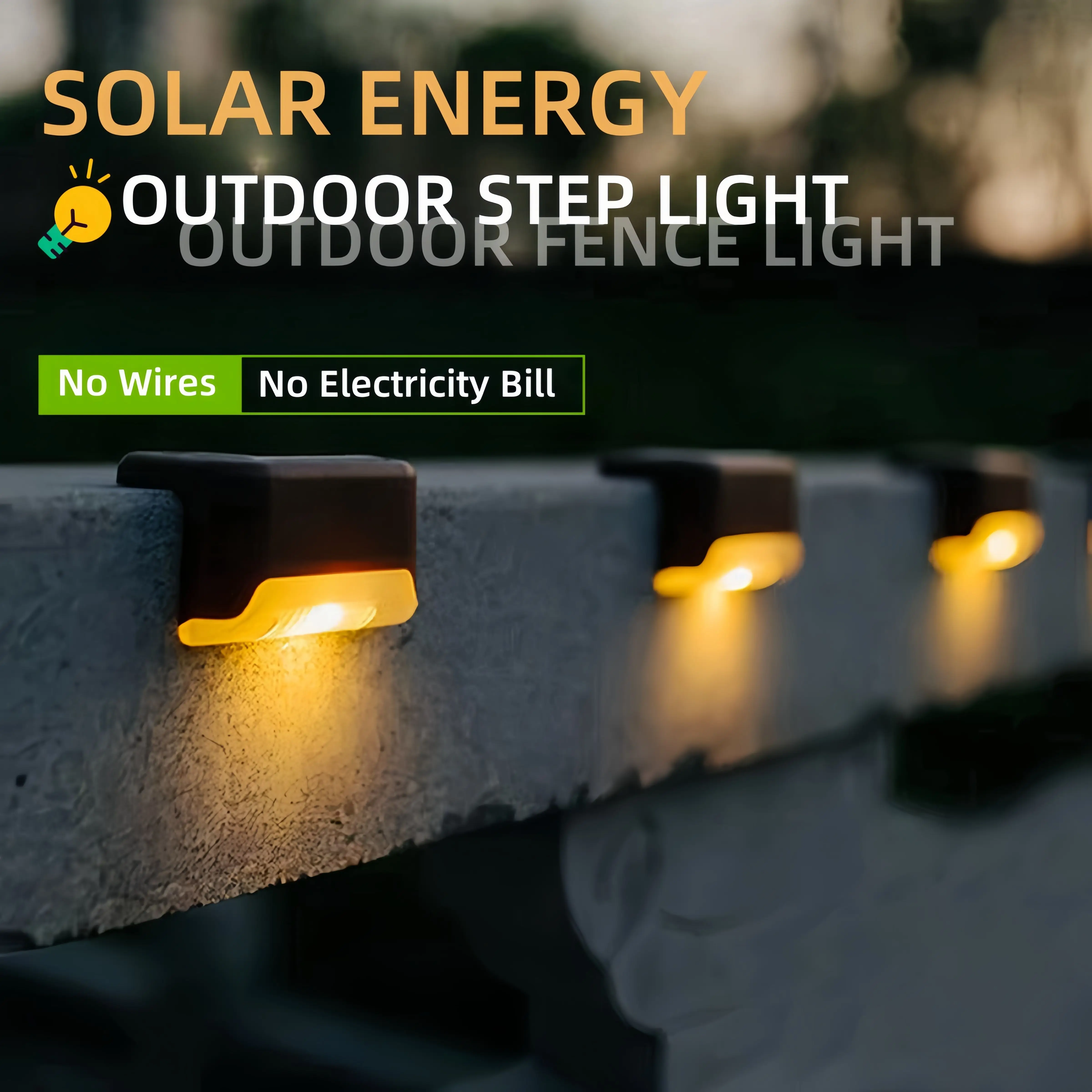 

Solar Outdoor Lights Garden Gardening Balcony Decoration No Wiring No Installation Warm Atmosphere Outdoor Waterproof Lamp