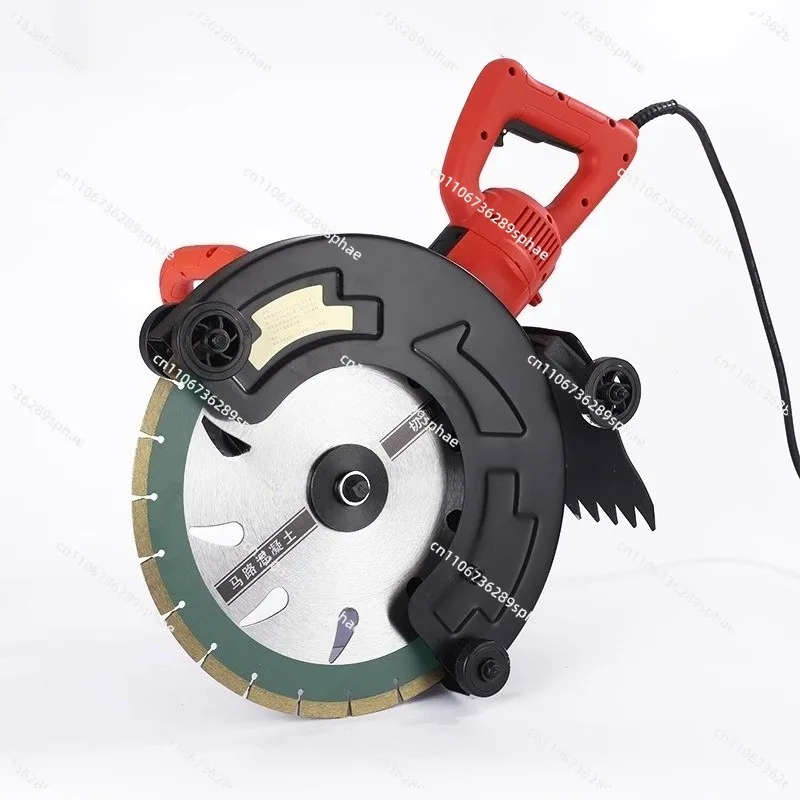 Portable wall concrete stone horse pavement high power dust-free water and electricity cutting machine slotting machine