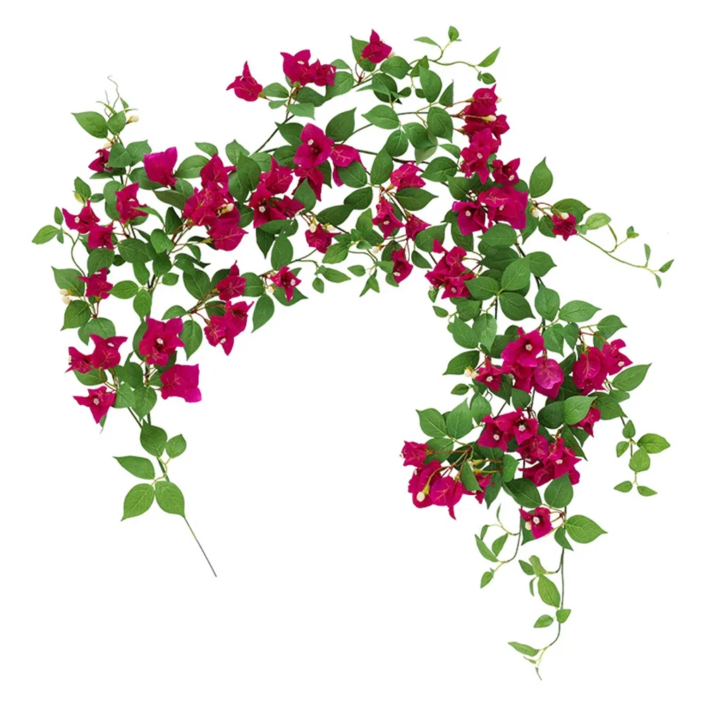 

Simulation Delphinium Fake Flowers Rattan Door Decorative Landscaping Winding For Wall Birthday Party Wedding Room Decor ﻿