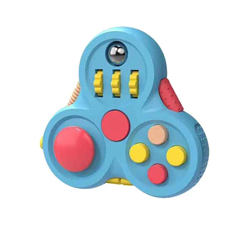 Cube Fidget Pad du bout des doigts avec poignée zippée pour enfants et adultes, jouet anti-stress, cadeaux pour enfants, connaissances chaudes, instituts soulignés