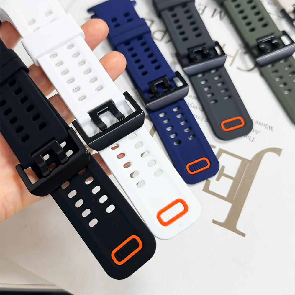 Armband für Samsung Galaxy Watch Ultra 2, 47mm Sport-Silikon-Ersatzarmband, atmungsaktives Armband, Galaxy Watch 2026 Ultra Zubehör – Detail 11