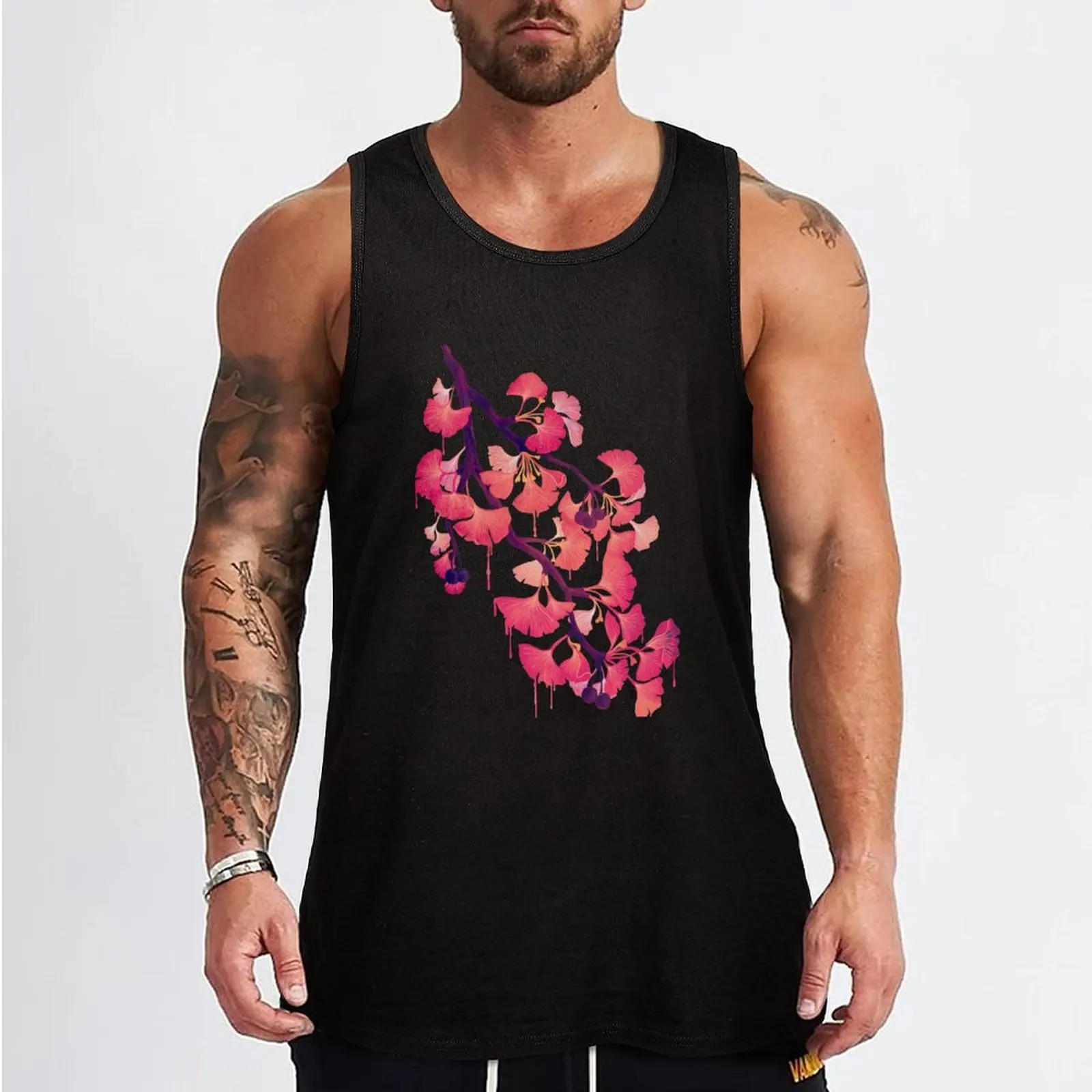 O Ginkgo Tank Top vest men mens designer clothes Bodybuilding clothing man