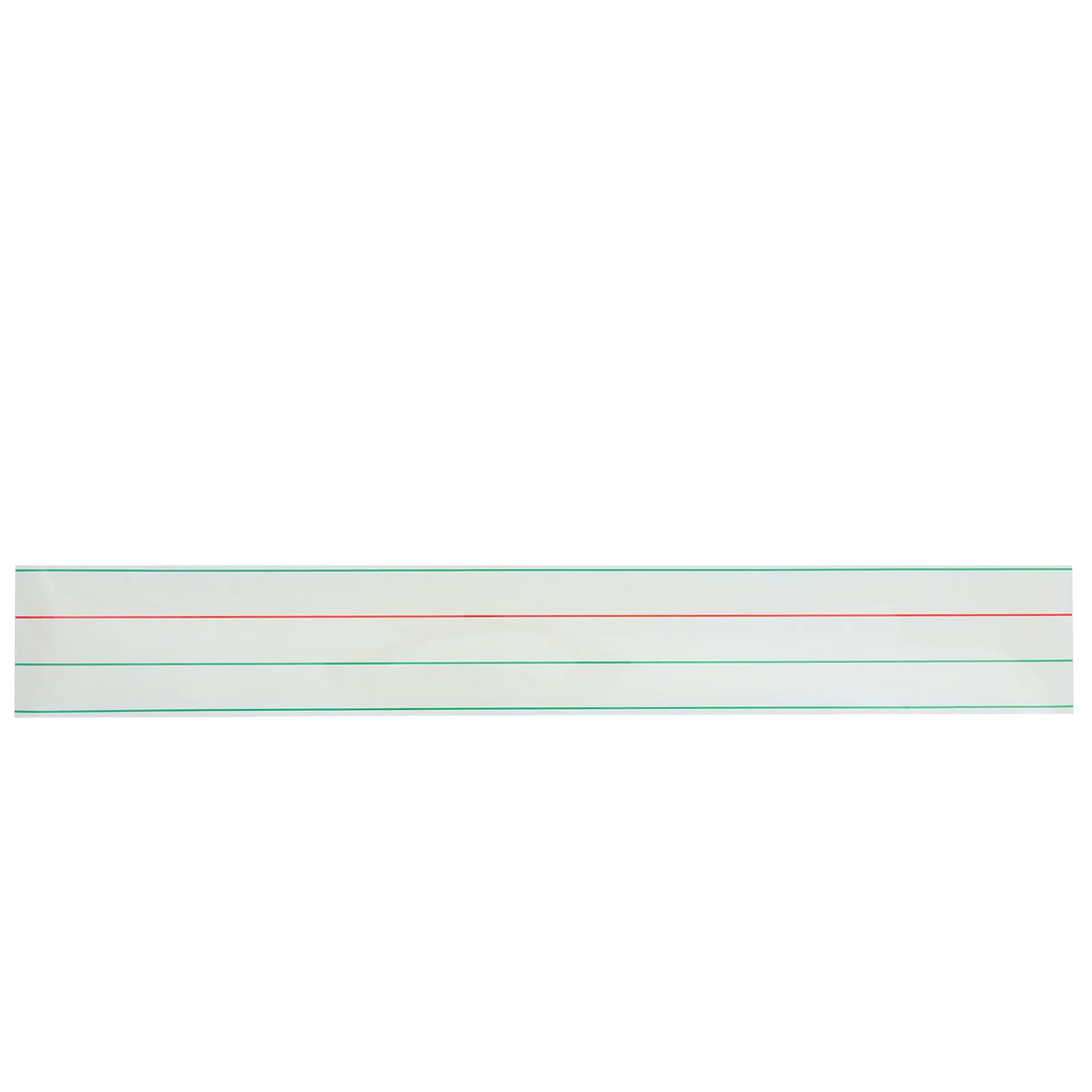 Tableau blanc magnétique rouge à quatre lignes et trois grilles, autocollant effaçable à sec pour salle de classe, maison, école, réfrigérateur, aimants