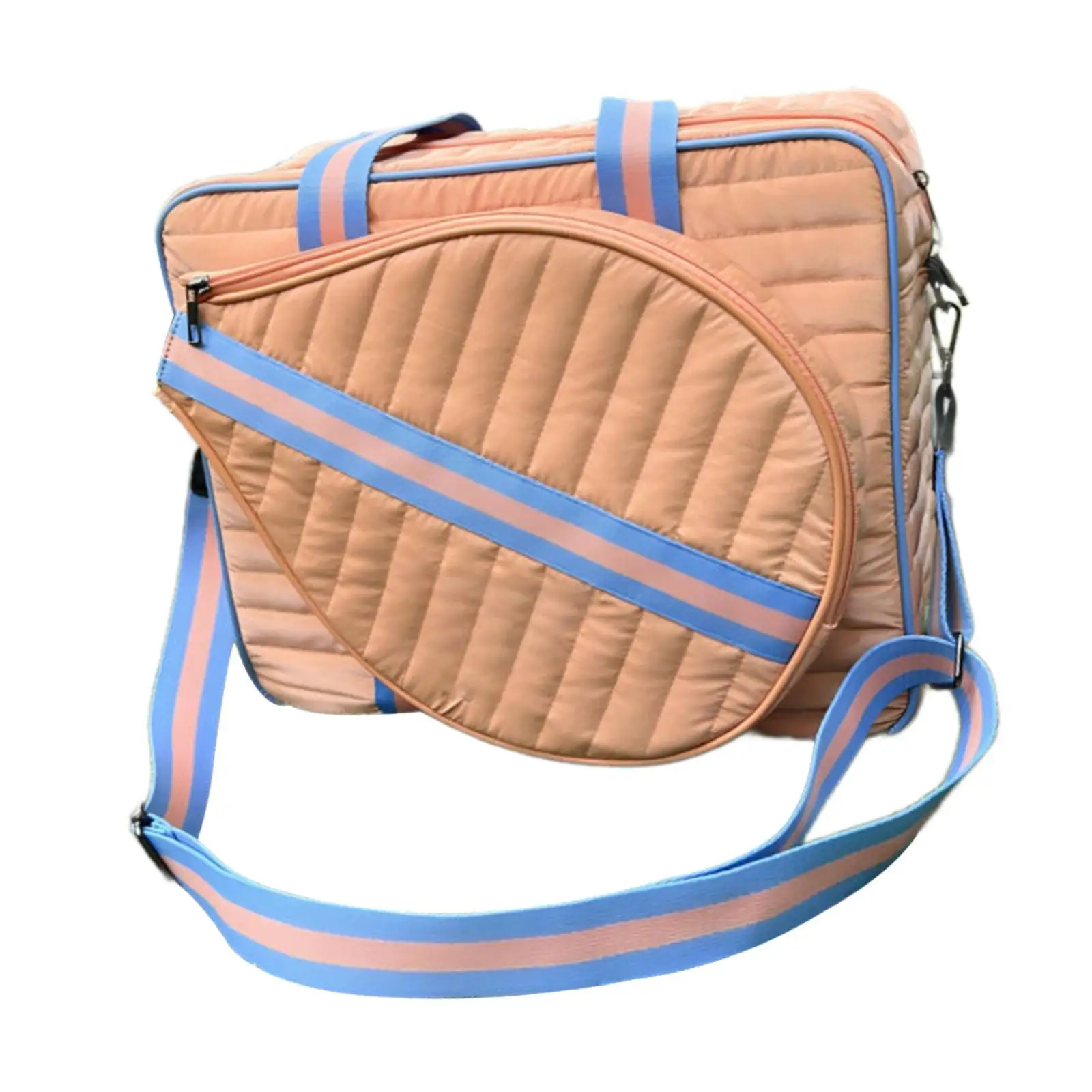 

Tennis Bag Professional Handbag with Adjustable Strap Zipper Closure Racket Holder Multipurpose Carrying Tote Tennis Racket Bag