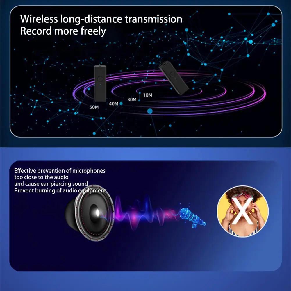 Registrazione microfono risvolto addebitabile microfono Audio prodotto elettronico
