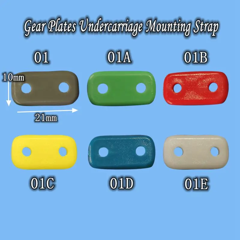Plaques d'engrenage en mousse pour avion RC, sangle de montage de train d'atterrissage, pièces électriques, accessoires de modèle, 20 pièces