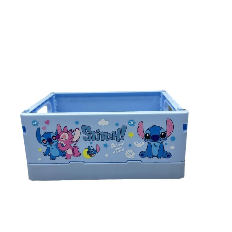 Official Disney Stitch Storage Organizer - Stackable Desktop Box for School/Office Supplies (Lilo & Stitch Design)