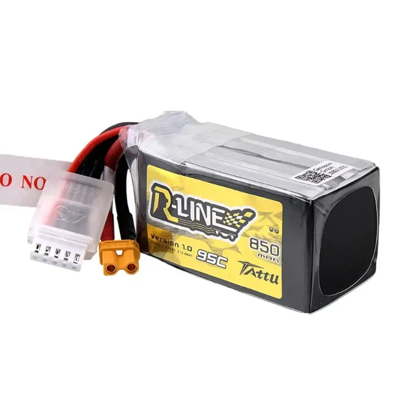 Tattu R-Line Gens Ace 1.0 2.0 LiPo Bateria Recarregável 550/650/750/850/1050/1300/1550/1800mah 95C 3S 4S 6S para RC FPV Racing