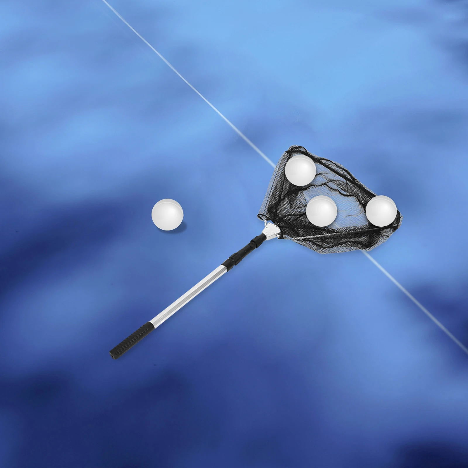 

1pc Table Tennis Ball Picker Portable Telescopic Handle Adjustable Sports Ball Collector For Outdoor Indoor Training