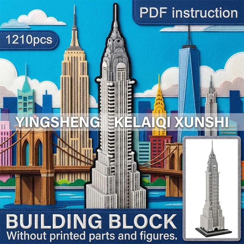 

Креативный конструктор DIY: Набор для сборки высотного здания в городской улице (модель 127022 MOC)