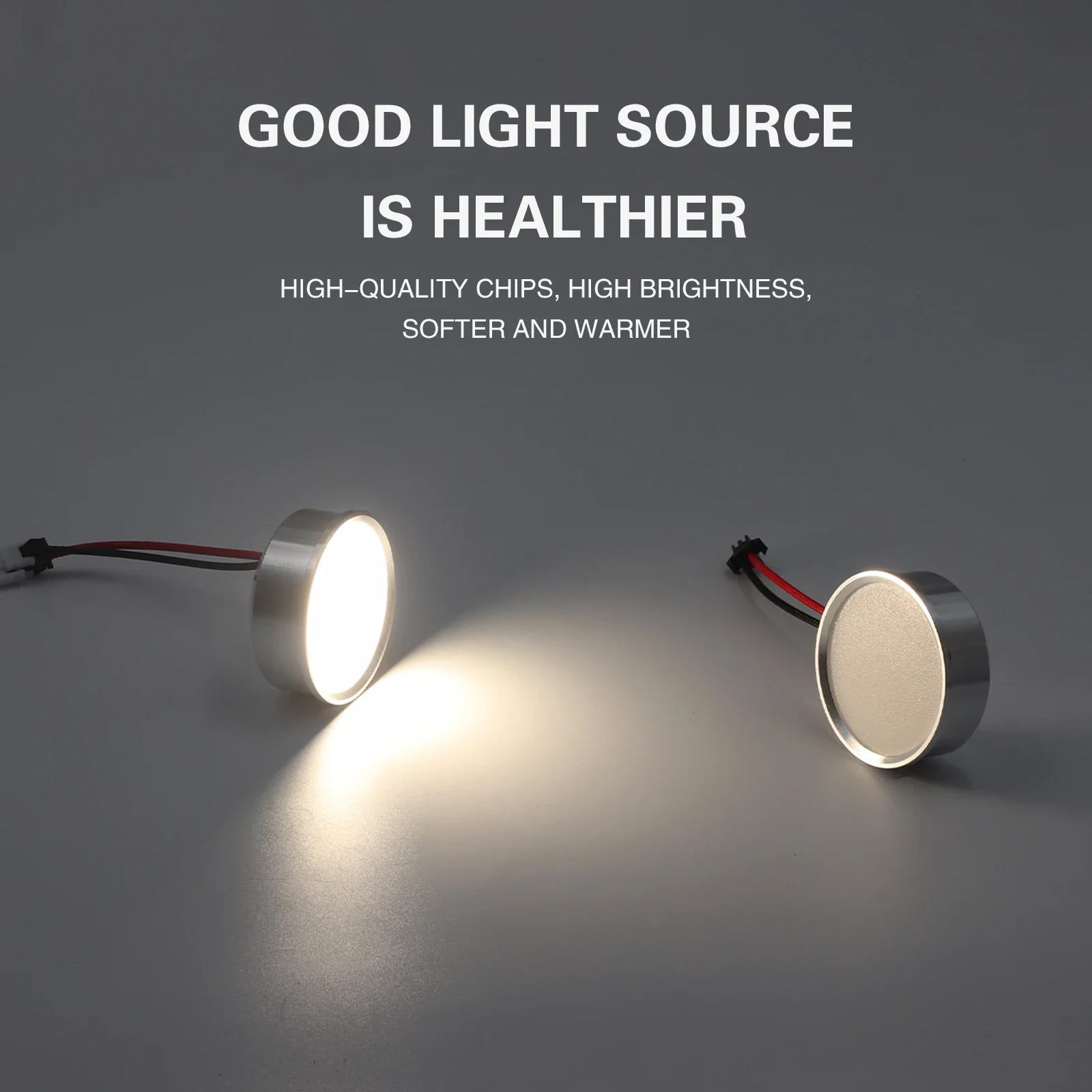 2PCS 5W Spot Light Frame Cut-Out 65mm Adjustable Round Recessed LED Ceiling GU10 MR16 Lamp Holder 360 Degree Rotation - view 5
