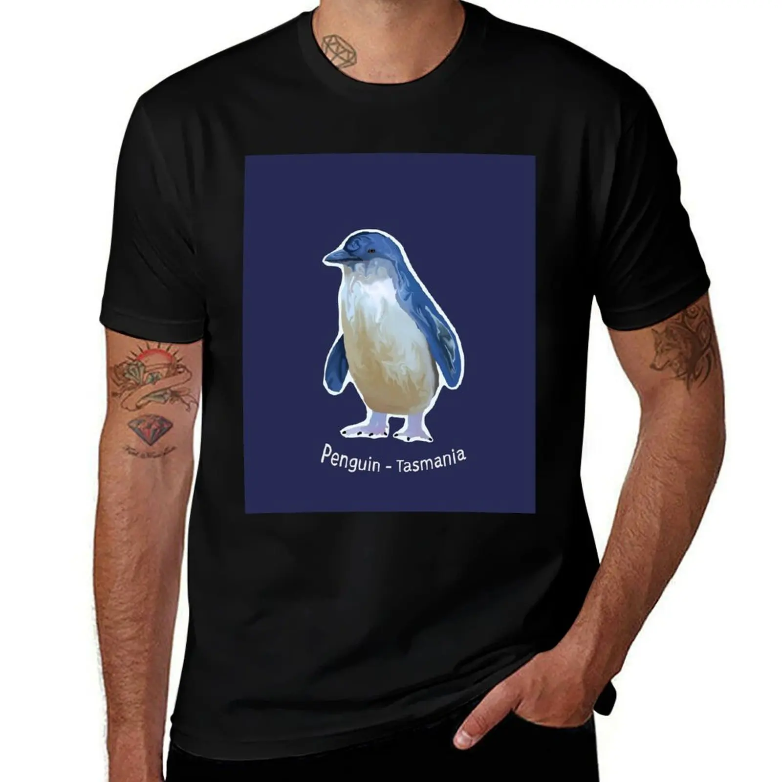 

Penguin Tasmania T-Shirt t shirts for man slim fit funny t shirts man t shirt for man 100 percent cotton T-shirt