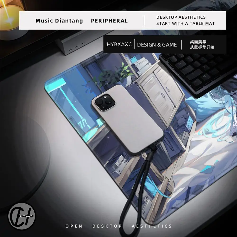 Blue Archive Game Anime Pad Alice Tendou Mouse Mat Desk Mat With Pad Gaming Accessories Prime Gaming XXL