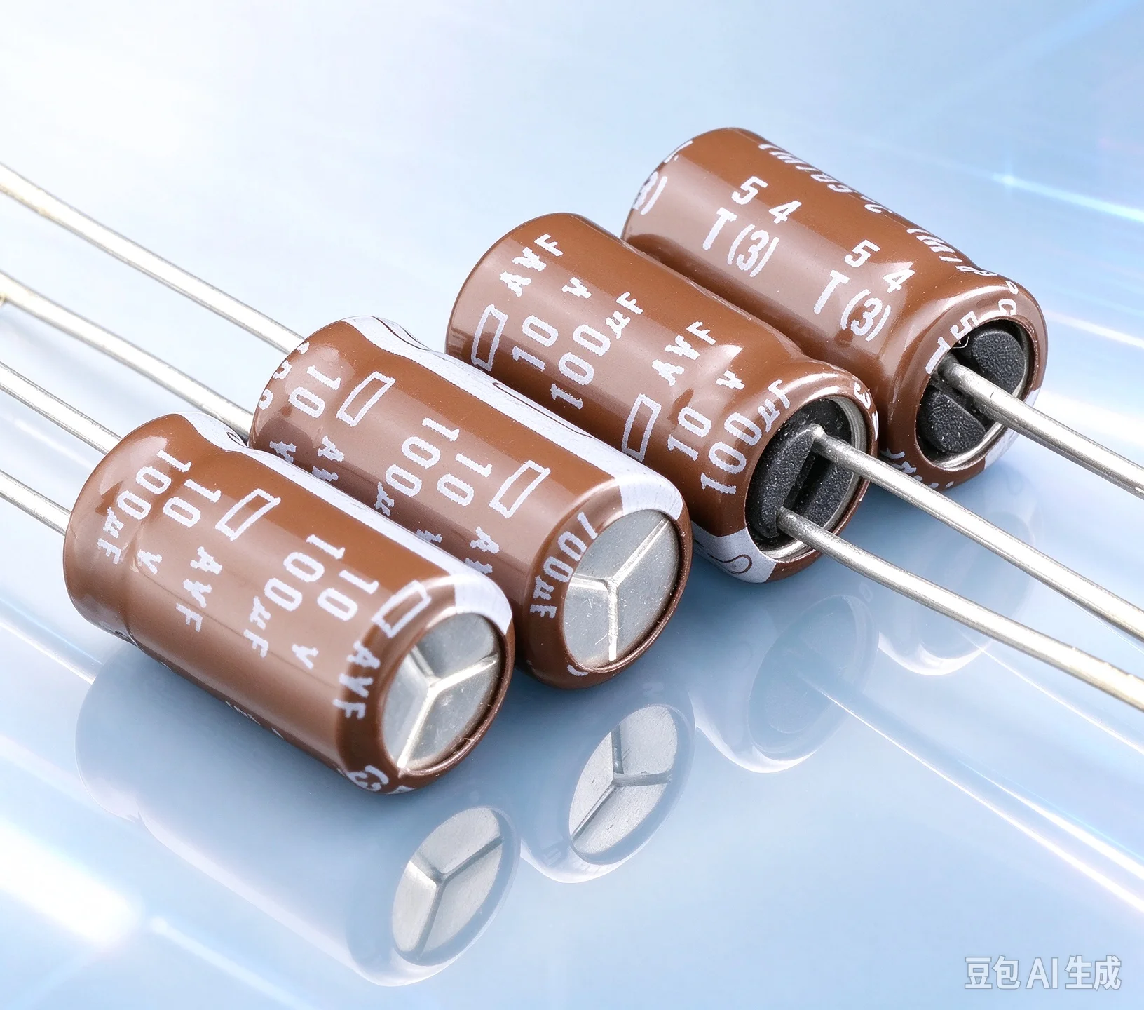 30pcs Premium for NCC AVF European Version Copper Lead Audio Decoupling Electrolytic Capacitor 10V 100UF Made in Japan