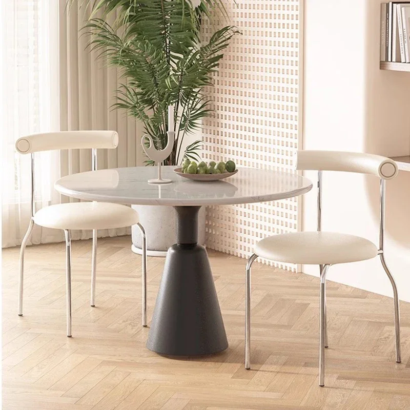 

Nordic Luxury Cream Style Egg Dining Chair Minimalist Bedroom Desk Dressing Chair Restaurant Hotel Home Furniture Stuhl FYDC