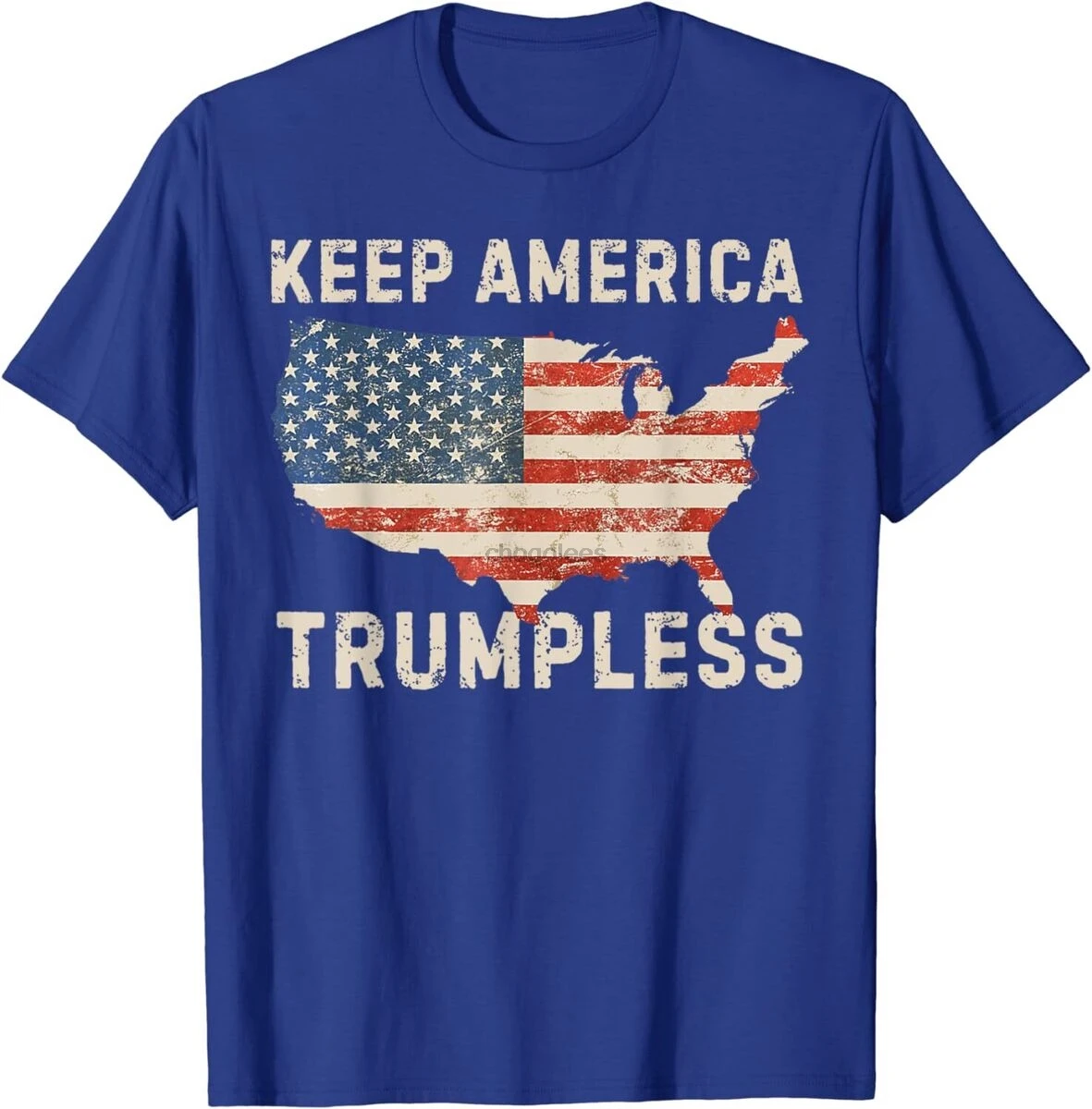 Keep America Trumpless Funny Anti Trump 2024 Pro Democrat Unisex T-Shirt