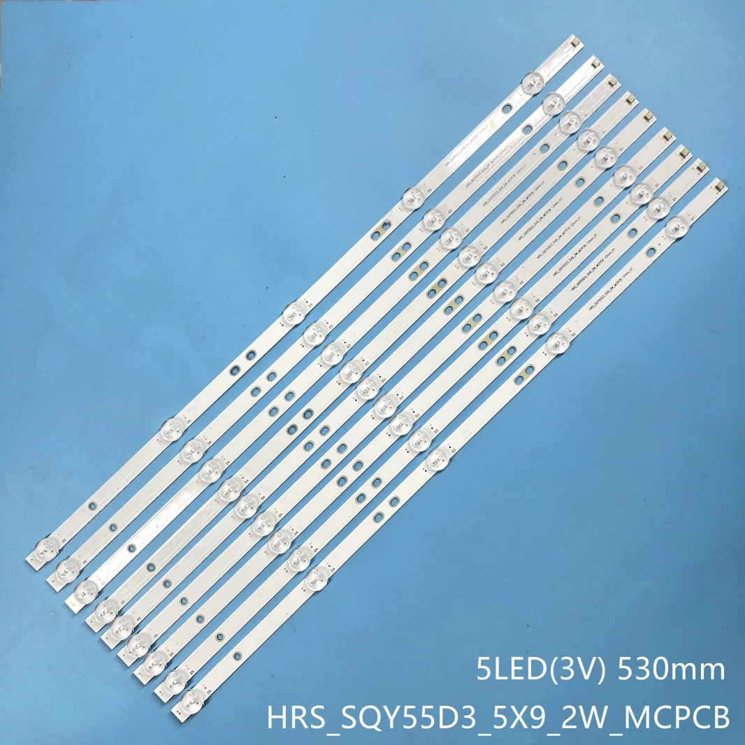 ชุดอุปกรณ์ HRS_SQY55D3_5X9_2W_MCPCB ไฟ LED แบล็คไลท์ชุดอุปกรณ์ K55DLY8US KS5500SM4K PLED5544U โปรสแกนระบบ TD