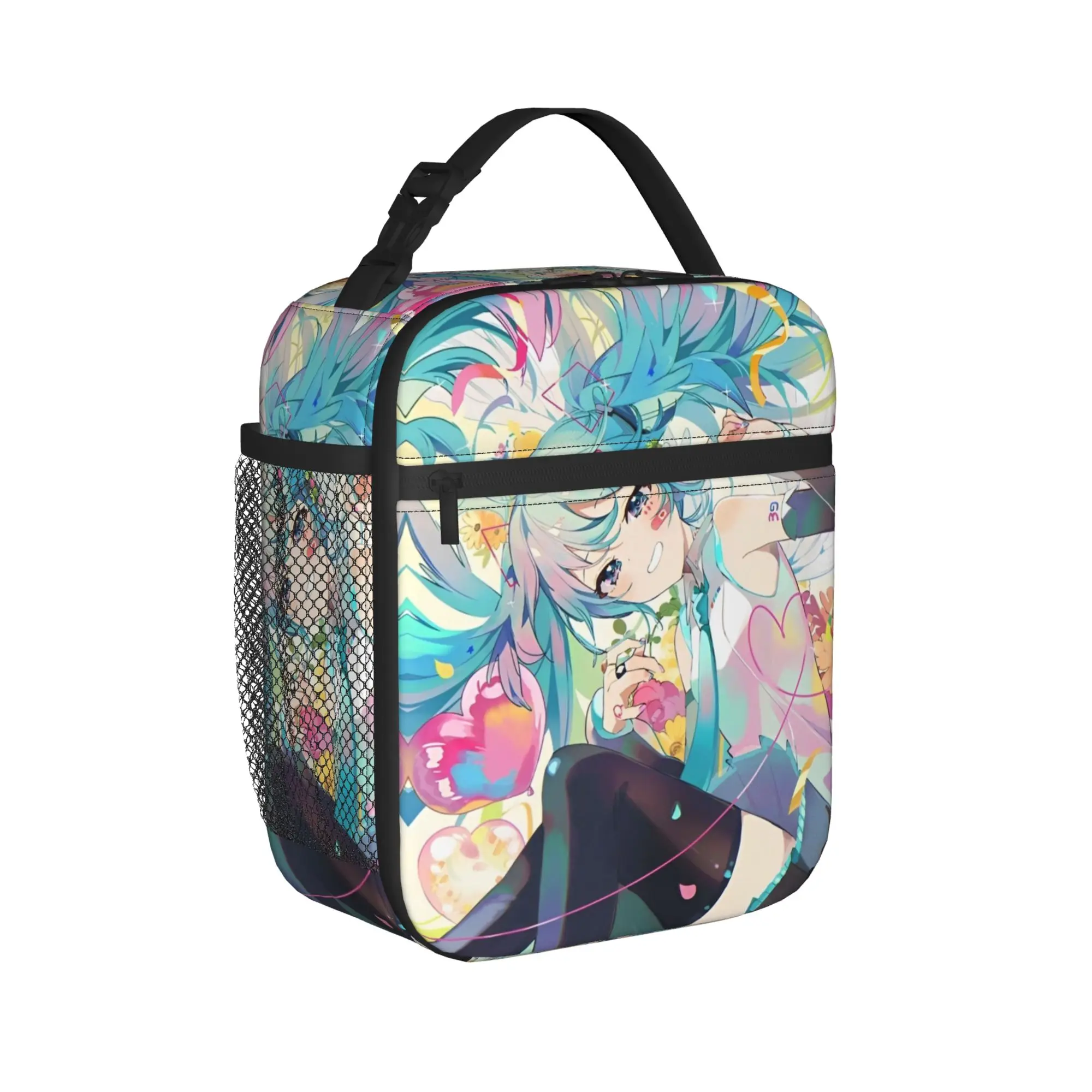 hatsune-miku-bolsa-termica-isolada-para-almoco-reutilizavel-recipiente-para-refeicoes-lancheira-de-alta-capacidade-para-homens-e-mulheres-praia-viagem