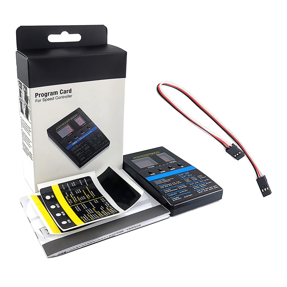 

LED Setting Tool ESC Programming Card For Outdoor Use Supports Multiple Series LED Indicators User-friendly Interface