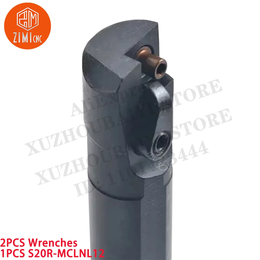 1PC S20R-MCLNL12 Lathe Turning Tool Boring Bar 95° left hand For CNMG1204 Carbide Insert CNC metal lathe mechanical cutting tool