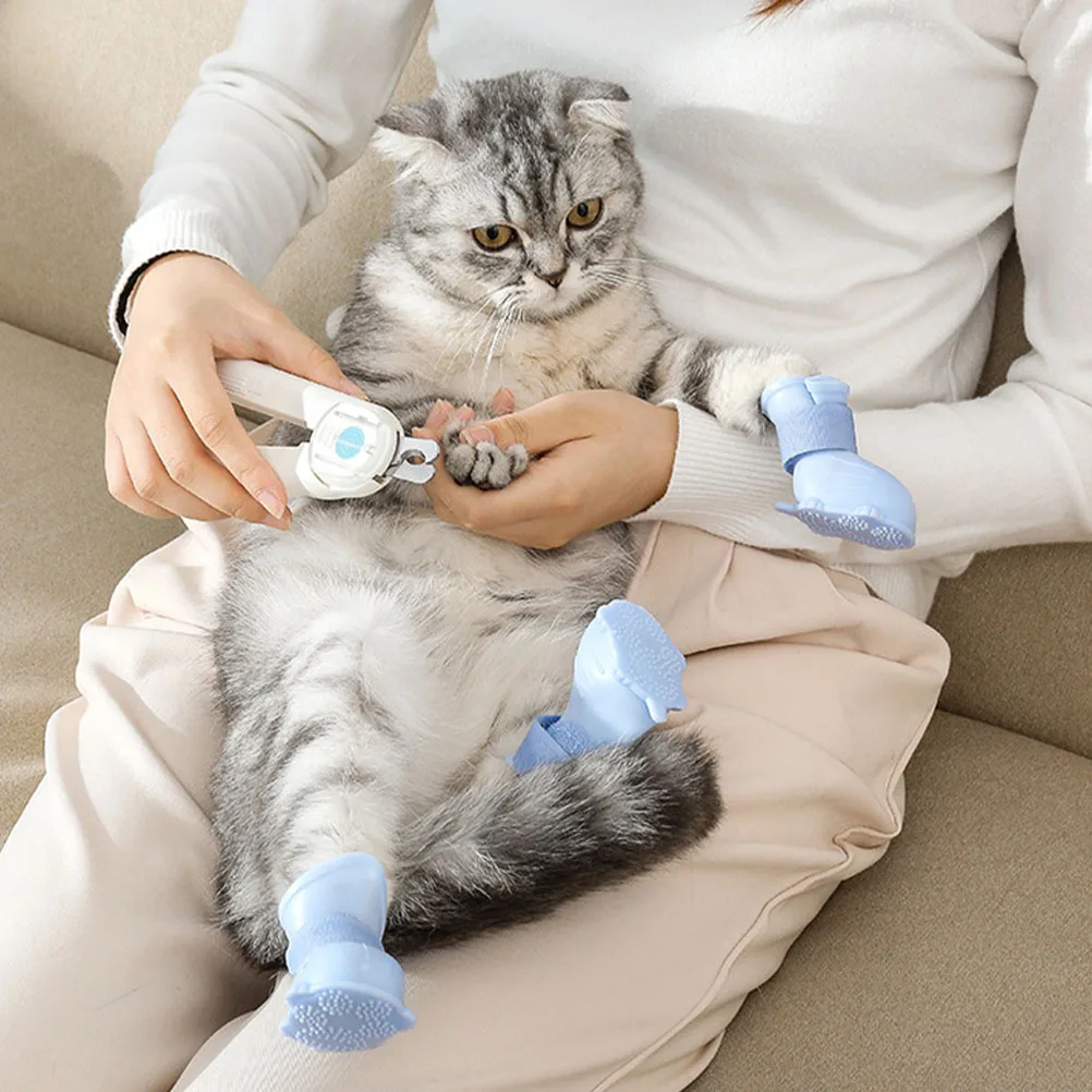 

4Pcs Dog Rain Boots Waterproof Breathable Non Slip Puppy Rain Shoes Outdoor Anti Slip Dog Shoes Puppy Boots Pet Supplies