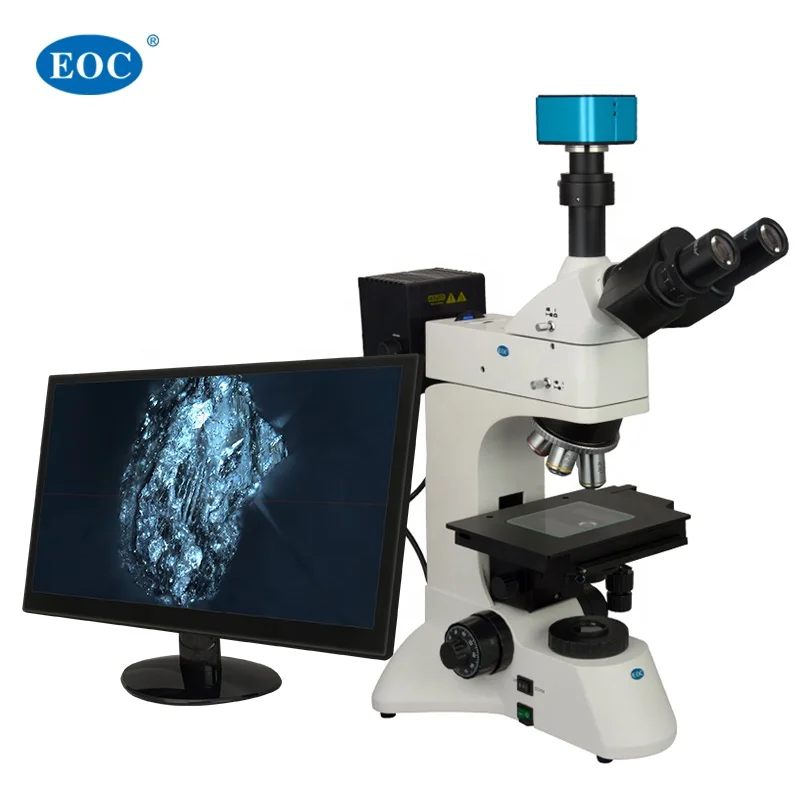 EOC 20 Mega Pixel USB3.0 Analysis Optical Digital Polarizing digital metallographic metallurgical microscope with camera