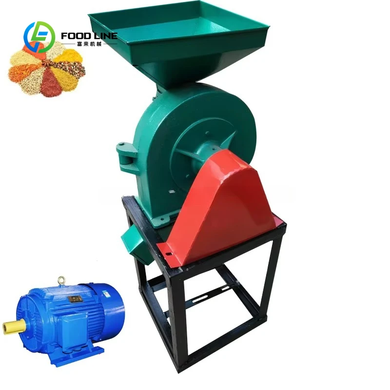 Customized Automatic  High Quality Wheat Grinding Mini Wheat Soybean Corn Grain Crusher Maize Milling Machine