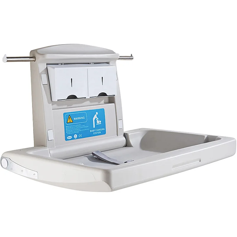 Bathroom care Baby changing bed Foldable mounted Maternal infant room equipment Safety seat