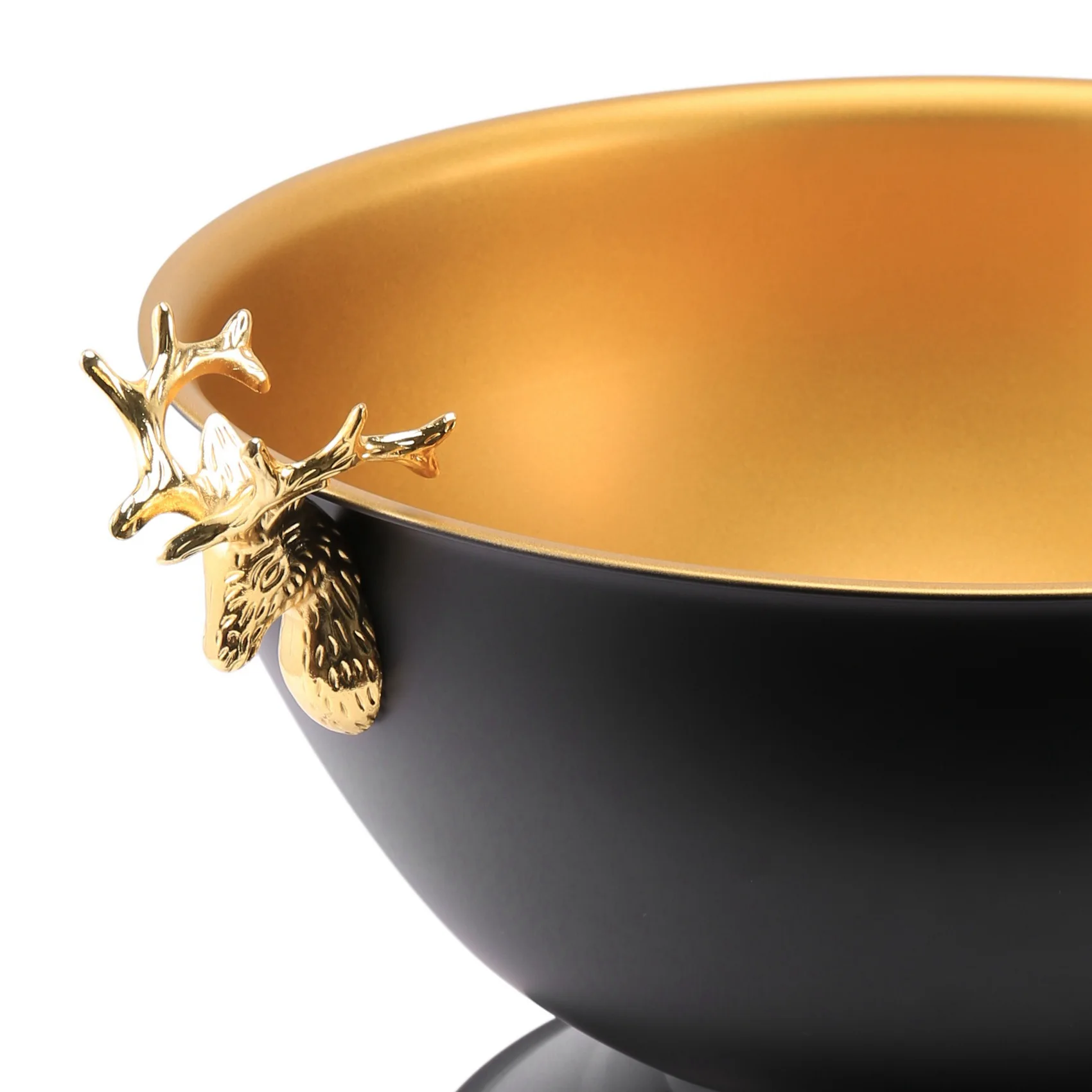 

Premium Stainless Steel Deer Head Ear Wall Champagne Keg Double Wall Red Wine Beer Ice Bucket Bar Supplies