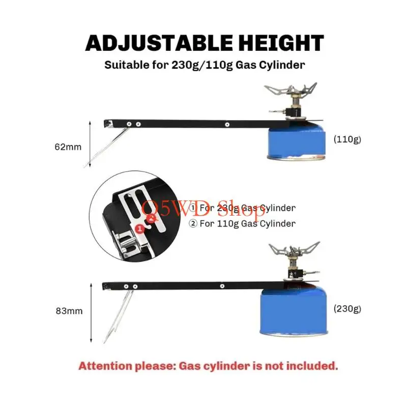 Q5WD Easy Assembly Folding Table Small Size for Outdoor Gatherings Family Event