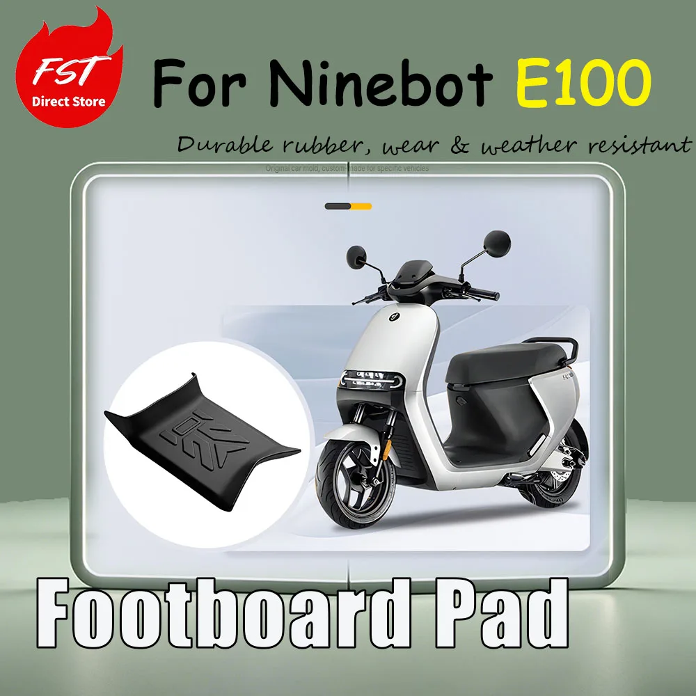 Pour le Ninebot E100, le repose-pieds accessoire dédié pour la pédale du véhicule électrique est le repose-pieds entièrement fermé en TPE.
